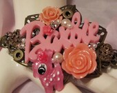 Barbie Girl Collage hair slide great Christmas gift birthday vintage inspired