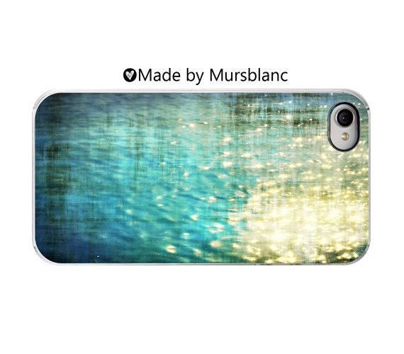 iPhone 4 Case -  Summer is gone - Water - Shimmer- sparkle - iPhone Photography. beach iphone case