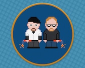 Mythbusters Characters Cross Stitch PDF Pattern Download