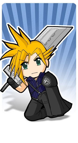 Final Fantasy 7, Cloud Strife Standee