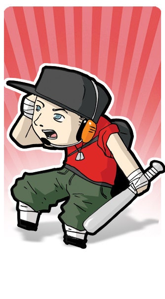 Team Fortress 2, Red Scout Standee