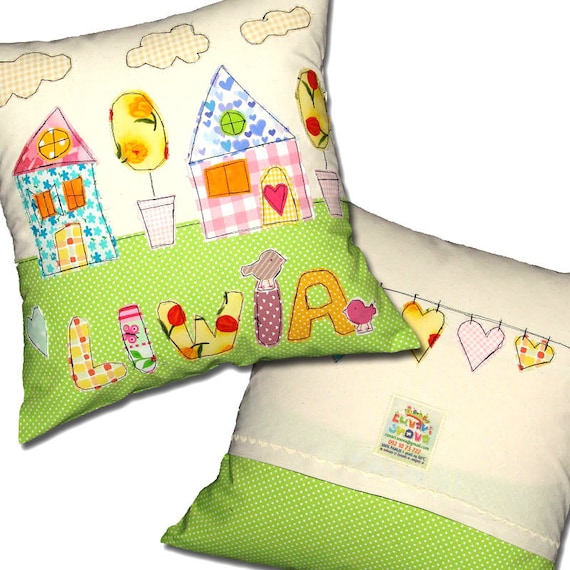 Kids Pillow Personalized Pillow Case Cushion Custom Name & Design