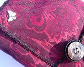MERLOT- handbound journal/scrapbook - calligraphy paper