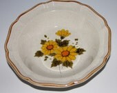 Vintage Mikasa Sunny Side 9" Round Vegetable/Serving Bowl