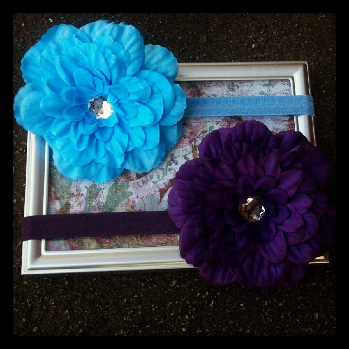Buy 3, get one FREE- Flower Hair Clips- Assorted Colors