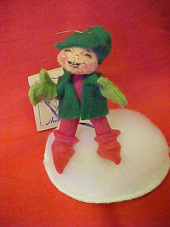 annalee christmas elf hanging or standing ornament by annalee christmas elf hanging or standing ornament by