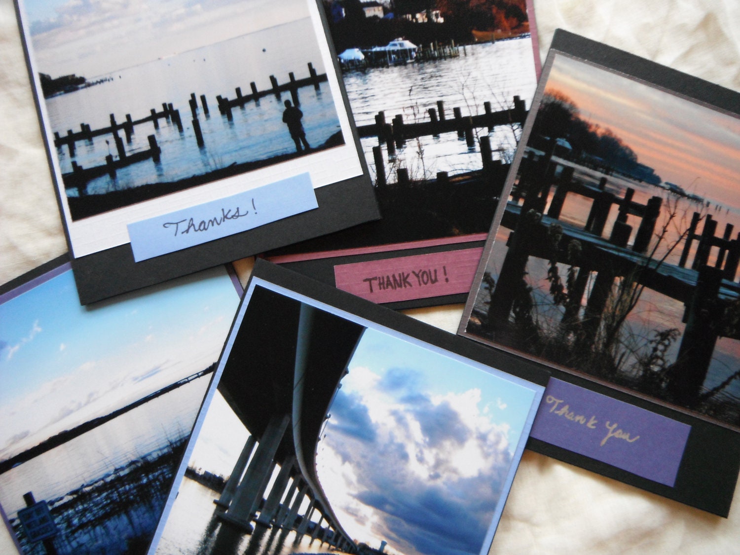 Severn River - Annapolis, Maryland - Set of 5 Thank You Cards