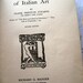 Antique Book Italian Art Victorian Cloth Covers Cottage Chic