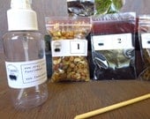 Small Terrarium Contents Kit, DIY Terrarium Supply, Moss Terrarium Kit, Layered Terrarium Supplies, Live Moss Kit