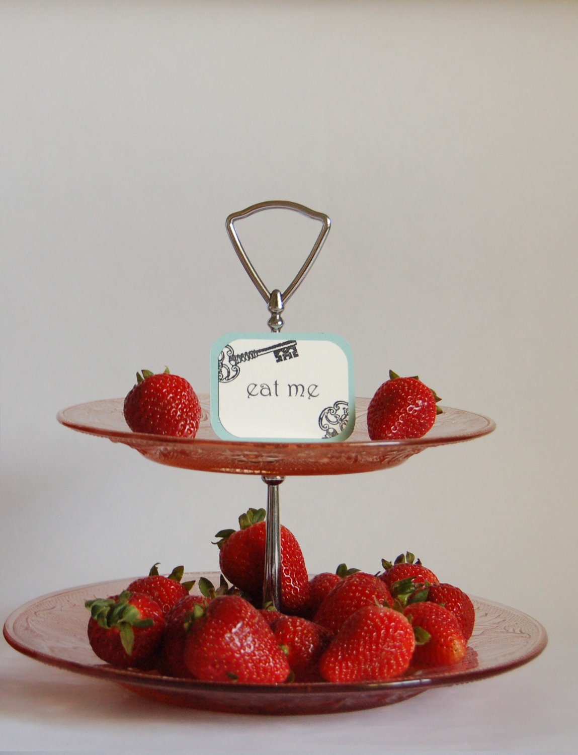 4 Alice In Wonderland Tags - Eat Me, Drink Me Tags - Handmade, Vintage Inspired Perfect for Birthdays, Showers, Parties