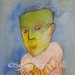 Monster Dance watercolor original painting fairytale art frankenstein Susan Sorrell Hill