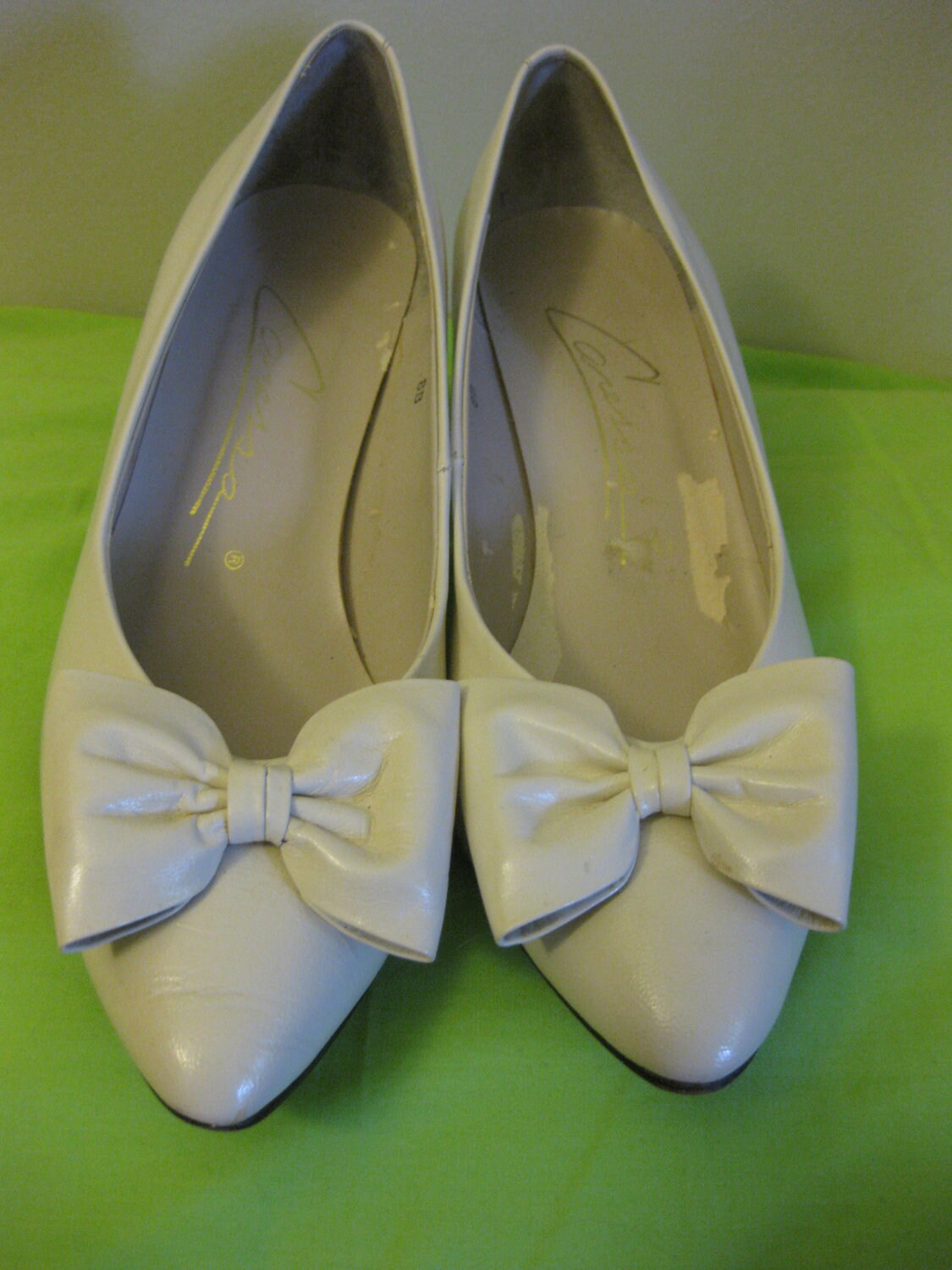 cream colored heels