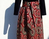 Vintage 60s/70s Brocade Dress