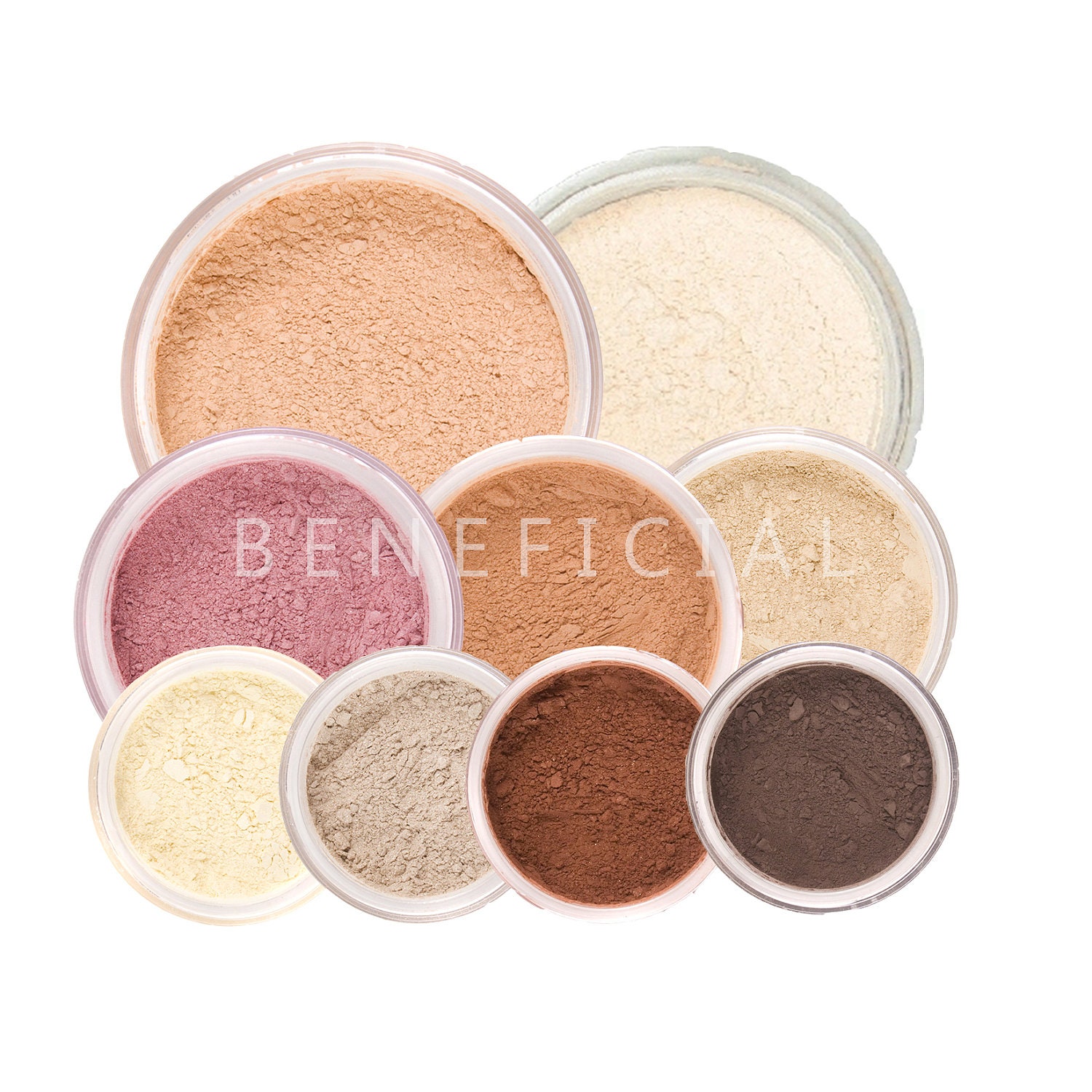 12pc GET STARTED XL - Mineral Makeup Kit - Pure Natural Vegan Minerals Set