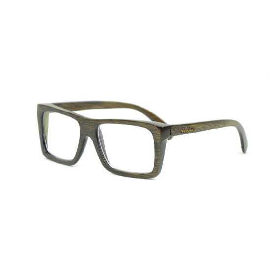 WoodRoze Wooden Sunglasses // Brown Bamboo // Clear Lens // Morning Tide