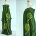 Long Dark Green Maxi Dress / Bridesmaid Long Dress / Green Cotton Dress / Cocktail Dress / Evening Gown / Prom Dress - pockets 'Infinity'