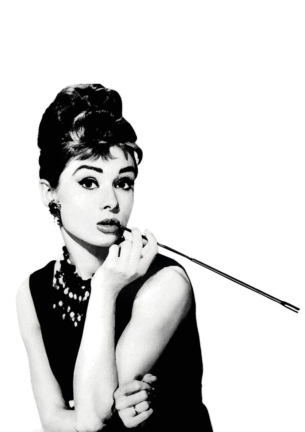 Audrey Hepburn Black
