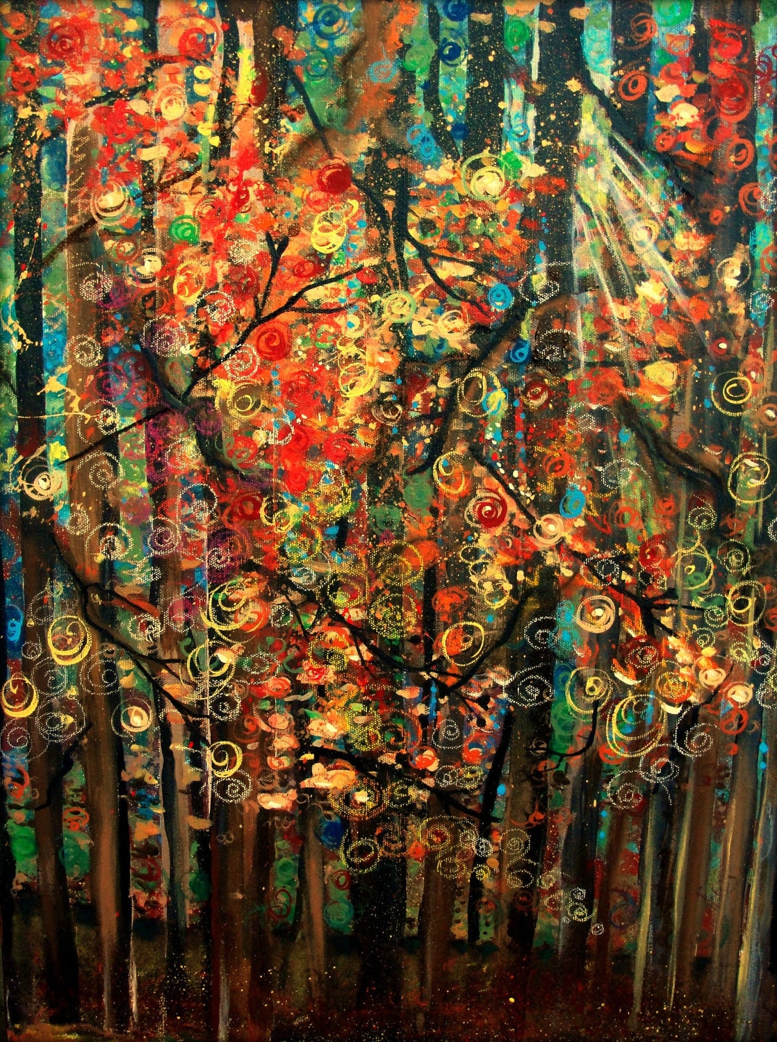 Autumn forest fine art 8x10 print by Ellen Brenneman