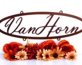 Custom Last Name Family Metal Sign - Personalized Gift