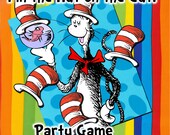 DR. SEUSS  Party Game Pin The Hat On The Cat other party supplies avaliable