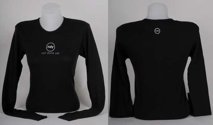 ndy NOT DONE YET The Cozy Thermal, Long Sleeve Unisex Waffle Thermal, Cozy & Comfortable, Giftwrapped