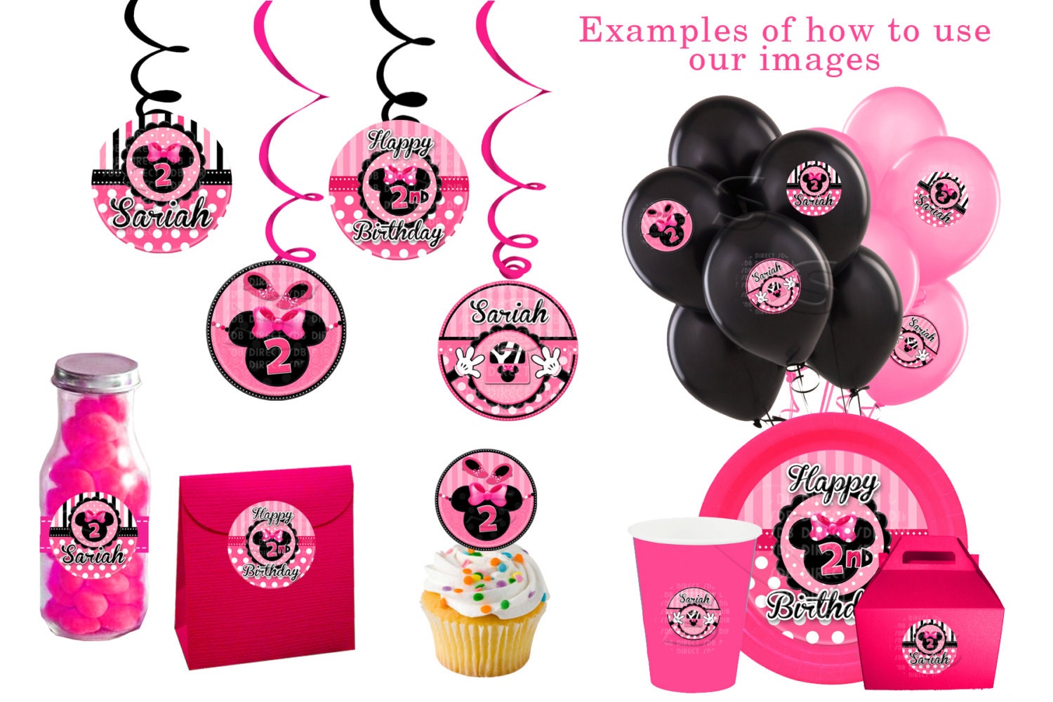 baby minnie mouse decorations on Etsy, a global handmade and 