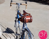 Bike Beer Growler Holder Cover Carrier - Bicycle Mounted with Personalized Graphics