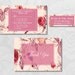 DIY Printable Wedding Bridal Invitation Stationery Suite - Vintage Floral Rose Pink Flower Print - Invite,Thank You,RSVP Card, Save the Date
