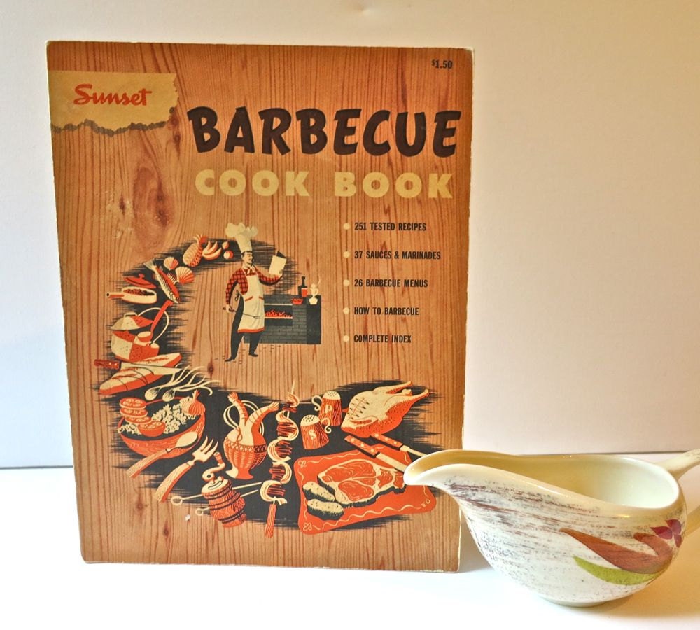 Vintage 1950s Sunset Barbecue Cook Book