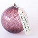 Sale - Ornament Blown Glass in Mulberry Wine Purple