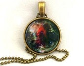 10% SALE Necklace Soul Nebula , Galaxy Jewelry, Universe, Space, Pendant Necklaces,Constellation