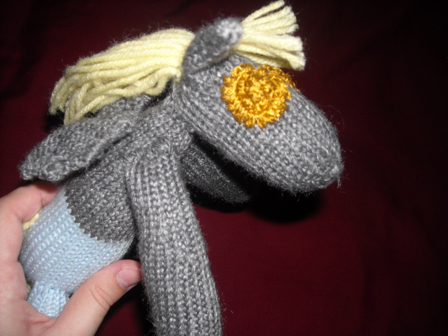 Knit Derpy Hooves Ragdoll from My Little Pony Friendship is Magic