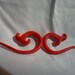 Red  Earrings for Gauged and Stretched Ears Size 6 TribaL, Punk, Ear,  Cyber, Ooak, Hippie, Body Jewelry