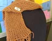 Mini light brown scarf/neckwarmer