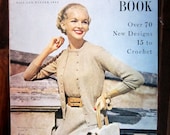 1954 Vogue Knitting Book - Magazine - Patterns- Crochet - Fall-Winter
