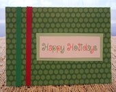 SET OF 6 Handmade Christmas Holiday Cards