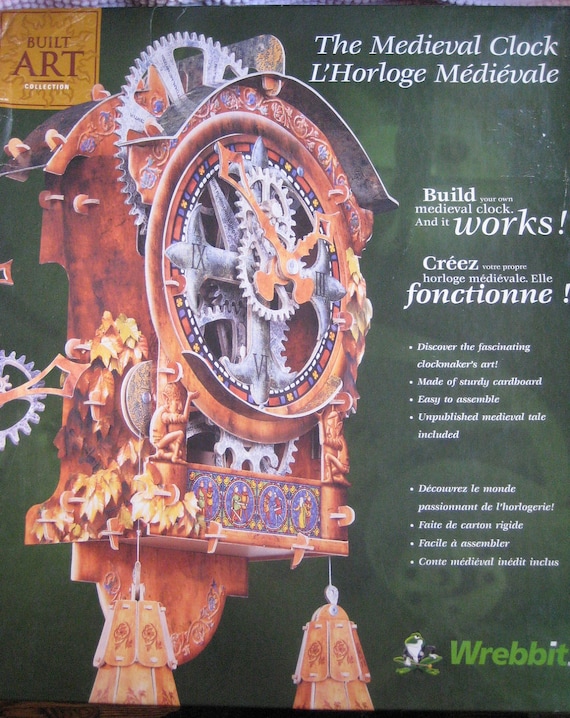 Wrebbit Build Your Own Medieval Clock Kit WORKS by missussewnsew