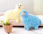 Pastel Sheep Twins Needle Felting Kit