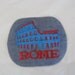 Rome  70s vintage patch sew-on RARE Blue and red  bluejean brand new