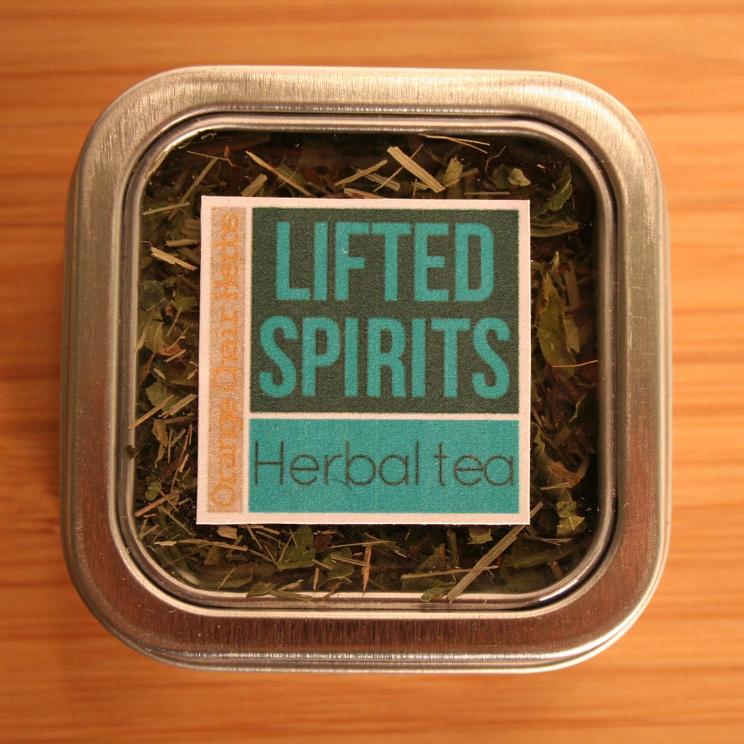 L I F T E D . S P I R I T S /// A mint and lemon herbal tea blend