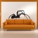 Black Widow Spider Vinyl Wall Decal Graphics Bedroom Home Decor 43"x18"