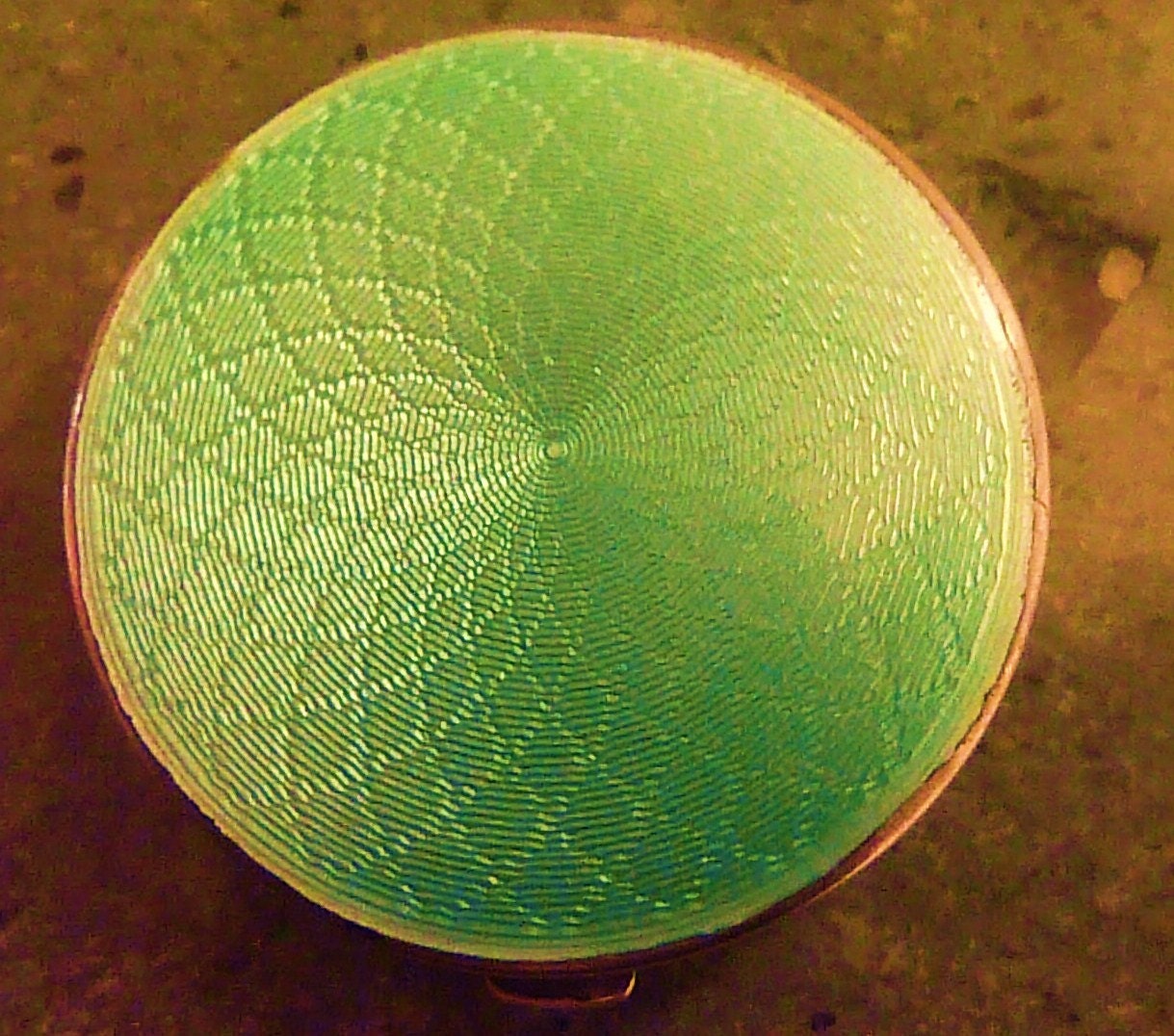 Vintage Compact Guilloche Compact 1930s Sterling Silver Compact Powder Compact  Compact Enamel Compact Mirror Compact STUNNING