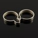 Stacking sterling silver ring - house