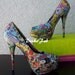 Power Puff Girl High Heel Pumps