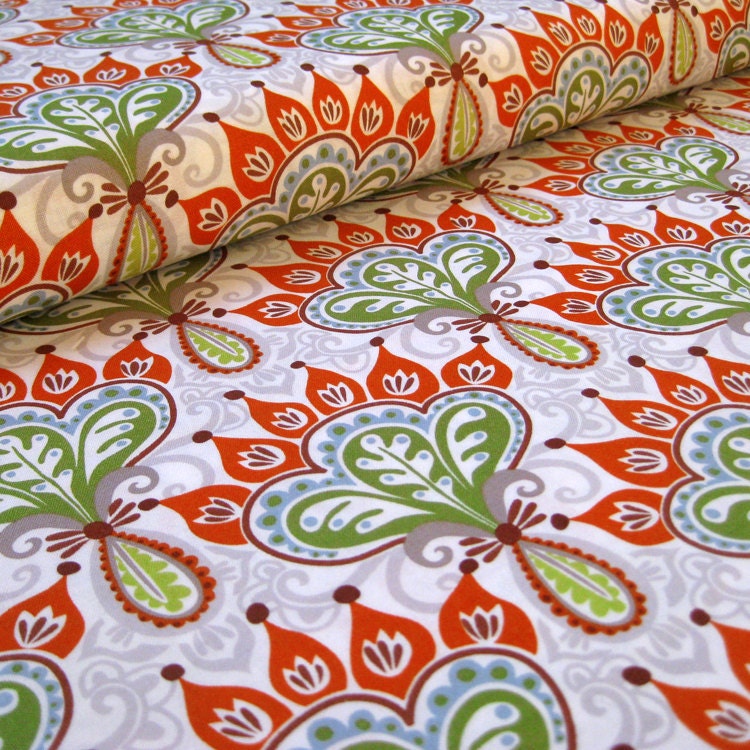 Serenade thistle floral cotton fabric by Kate Spain