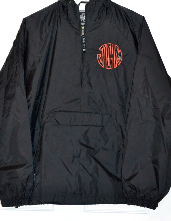 Items similar to Women's monogrammed rain jacket on Etsy