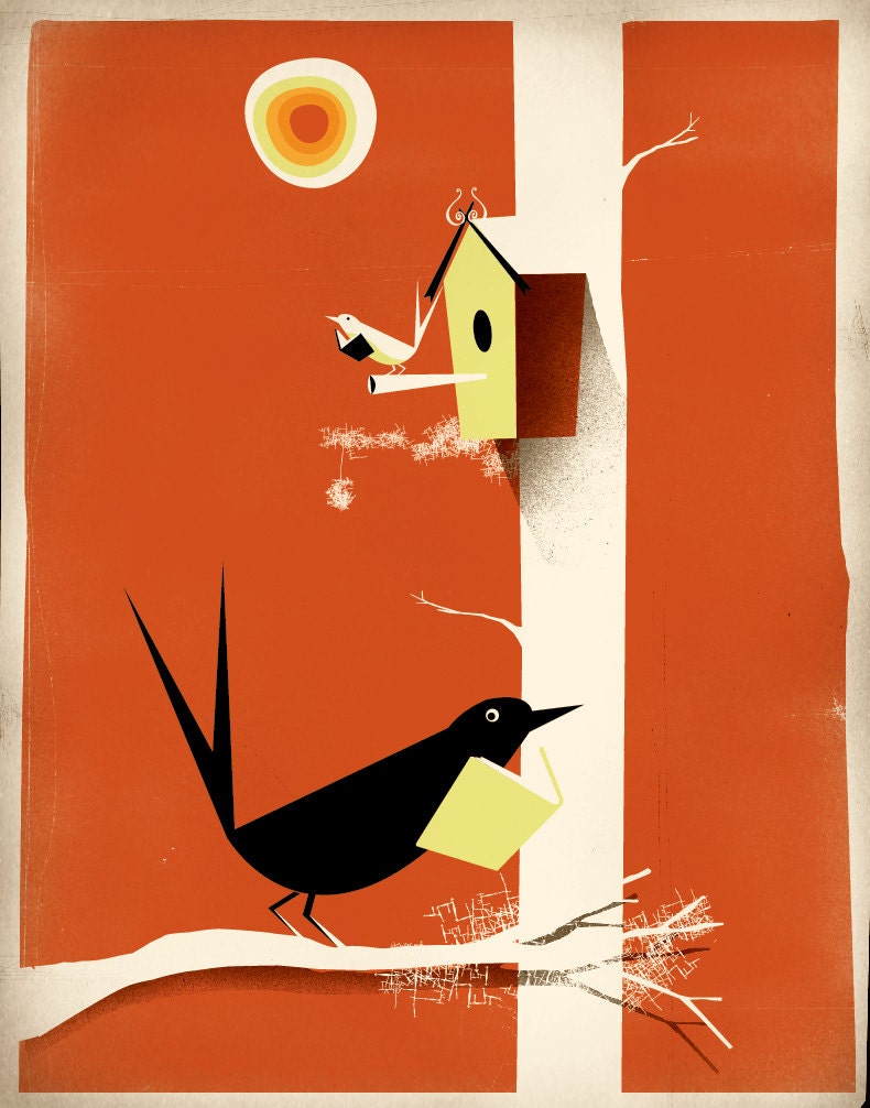 Birds with Books
