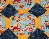 Vintage Cowboys and Cowgirls Children's Quilt