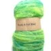 Lime green and teal needle felt wool, felting batts, wool batts, wool for needle felting, 1oz