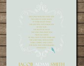 Christian Scripture PSALM 121:5-8 Print, NURSERY Decor Wall Art, Baptism Gift, Poster 8 x 10